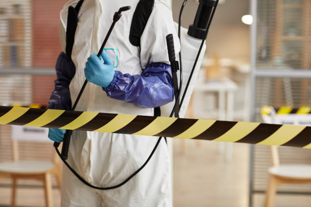 Professional Biohazard Cleanup technician working in Thompson's Station, TN